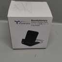 Wireless Charger YUWISS Wireless Charging Stand Cordless Charger 10/7.5/5W Compatible with iPhone 14 13 12/12 /11Pro Max/XR/XS Max/XS/X/8/8Plus Galaxy S22/S21/S9/S9+/S8/S8+ Note (Black)