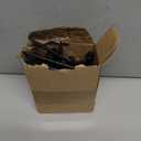 #14 x 4 Wood Structural Screws 50 Pcs, Exterior Hex-Head Lag Screws, Black Heavy Duty Construction Timber Log Landscaping Wood Screws, 5/16 Hex Socket Included