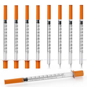 1ml/cc Syringe with Needle, 30 Gauge 5/16 inch(8mm) for Lab Tools Accessories, Pack of 25