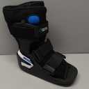 United Ortho Short Air Cam Walker Fracture Boot, Large, Black