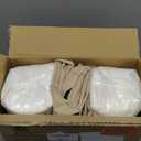 AAAAAcessories Outdoor Seat Cushions for Chairs, Waterproof, Fade-Resistant, 21" x 21" x 3", Patio Furniture Replacement Cushions, Set of 2, Beige