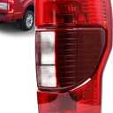 Tail Lights With Blind Spot Compatible with Ford F250 F350 Super Duty 2020 2021 2022 Rear Taillights Taillamp Assembly Halogen Right Passenger Side