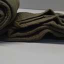 100% Cotton Muslin Blanket Large 50" x 70", Breathable and Lightweight Cotton Throw Blankets for Bed and Couch, Soft Cooling Summer Gauze Blanket for Adults All Season, Olive Green