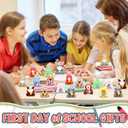 36 Pcs Welcome Back to School Gifts for Students Mini Stuffed Plush Animal Keychains Bulk First Day of School Plush for Classroom Goodie Bag Fillers Party Supplies