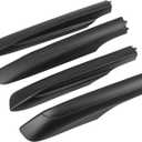 L2R for Toyota Sienna 2011-2020 Car Roof Rails Rack Leg Cover End Cap Protector Cover Matte Black Exterior Accessories 4PCS