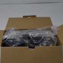 Outdoor String Lights LED 100FT Commercial Grade Heavy Duty Light String Lights with 30 Sockets 32 Shatterproof Plastic Bulbs Include 2 Spare S14 Dimmable Edison Bulbs Patio Market Cafe Light (Black)