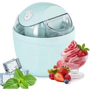 Mini ice Cream Maker, 2026 New DIY Mini Ice Cream Maker,One-Touch Dessert Maker, Single Serving of Gelato, Frozen Yogurt, Compact Electric Makers for Kitchen, Just 15 Minutes