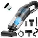 Yedop Handheld Vacuum Cordless, 26,000 Pa High Power Suction, Portable Rechargeable Car Vacuum Cleaner for Home, Office, Pet Hair, Car Detailing, Black
