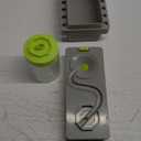 Paint Brush Cleaner Upgrade Painting Supplies, Painting Station with Drain, Strengthen Water Recycling Brush Rinser, Paint Brush Cleaner Tool for Acrylic, Watercolor and Water-Based Paints, Grey