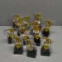 Juvale 12 Pack Small Gold Soccer Trophies for Team Award Ceremonies, Championship Games, Sports Competitions (2.5 x 6 in) - Soccer Trophy