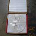 Half-Moon Ceramic Heat Deflector Plates for Kamado Joe Big Joe I, II, III - 19.8 Inch Pizza Stone - Kamado Joe Accessories and Replacement Parts by Smoker Chef - 2-Pack