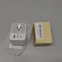 Multi Plug Wall Outlet Splitter, TESSAN Surge Protector 4 Outlet Extender with 3 USB Charger Blocks(2 USB C), 3-Sided Multiple Plug Expander for Home Office Dorm Room School Essentials (Grey)