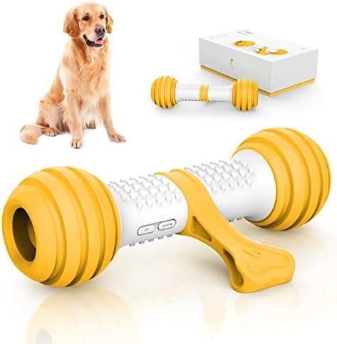 Pet Supplies : PETGEEK Interactive Dog Toys, Automatic Toys for Dogs to Keep Them Busy, Electronic Dog Bones with Safe & Durable Material, Equipped with Rechargeable USB (Yellow) : Amazon.com