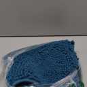 OLANLY Bathroom Rugs 24x16, Extra Soft Absorbent Chenille Bath Rugs, Rubber Backing Quick Dry, Machine Washable Bath Mats for Bathroom Floor, Tub and Shower, Home Decor Accessories, Peacock Blue