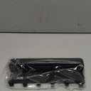 RELBRO Magnetic Key Holder for Fridge, Metal Wall Mount Key Rack with Shelf, 6 Hooks, 2 Installation Options, Black