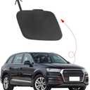 Car Front Right Bumper Tow Hook Cover for Audi Q7 2016 2017 2018 2019 Towing Eye Cap Trailer Cover 4M0807241 (Matte Black, Right Passenger Side)