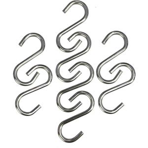 200Pcs 1 Inch Stainless Steel S Hook Curtain Hanging Connectors Mini S Shaped Hangers Ornament for DIY Jewelry Chain Hardware Pet Name Tag Lure and Assembly DIY Crafts Doll House Towel Hook Key Ring