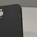 Vooii Compatible with iPhone 11 Pro Max Case, Upgraded Liquid Silicone with [Flat Edges] [Camera Protection] [Soft Anti-Scratch Microfiber Lining] Phone Case for iPhone 11 Pro Max - Black