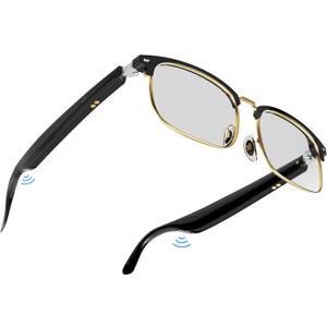 Voice Control Smart Glasses-Bluetooth Sunglasses with Built-in Mic&Speaker,UV400 Polarized Lenses,Open Ear Audio,Perfect for Sports and Outdoor Protection