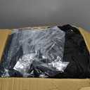 HAINARverS Stretch Spandex Folding Chair Covers 50PCS, Universal Fitted Chair Cover Protector for Wedding, Party, Banquet, Holidays, Celebration, Decor(Black, 50 PCS)