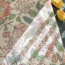 Jinchan Nursery Curtains 95% Blackout 90 Inch Long, Pink Floral Curtains for Girls Room, Farmhouse Country Drapes for Living Room, Room Darkening Window Treatments Grommet Top Set 2 Panels