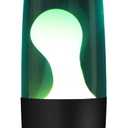 Magma Liquid Motion Lamp with Black Base for Adults Blue Lamps with White Wax for Kids Mood Lamps Perfect Presents for Christmas Thanksgiving Day NightLight with 25W Bulb (13")