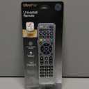 GE 4-Device Universal Remote Control, Designer Series, Brushed Nickel/Silver, 33709