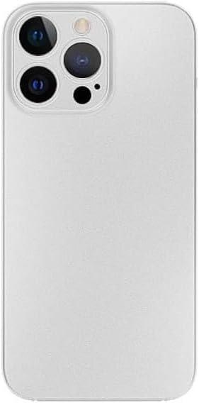 Case foriPhone 15 Pro Max/15 Pro/15 Plus/15, Frosted PP Shockproof Cover Lens Protective Support Wireless Charging Case (White,15 Pro Max)