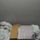 Heated Blanket Full Size with 1/2/4/6/8 Hours Auto-Off 10 Heat Level, 62'' * 84'' Cozy Faux Rabbit Fur Bubble Electric Blanket with Overheat Protection(Tie-Dye Blue)