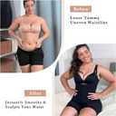 YIANNA Fajas Colombianas Shapewear for Women Postpartum Tummy Control Body Shaper Butt Lifter Bodysuit, 6XL
