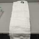 NICETOWN White Sheer Linen Curtains for Living Room 84 inch Length 2 Panels Set, Grommet Semi Sheer Privacy with Light Filtering Flax Window Treatments for Bedroom, W52 x L84