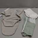 Baby Swaddle Sleep Sacks with Zipper - 3-Pack Swaddles for Newborns 0-3 Months, Infant, Baby Girls, Boys, Soft & Durable Newborn Sleep Sack, Easy Diaper Change Swaddling Blanket (Sage, OS)