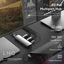 LINQ byELEMENTS LQ48011 7-in-2 D2 Pro MST USB-C Multiport Hub with Dual 4K HDMI and Ethernet for MacBook M1/M2