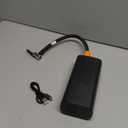 Portable Tire Inflator Air Pump, 60w Max 150psi Fast Inflation Cordless Compressor with Led Light, for Car Motorcycle Bike Ball