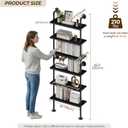 Industrial Pipe Bookshelf, Wall Mounted Shelf, 30 Inch, Black