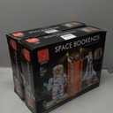 2 pack RWSEFK Spaceman and Spaceship Toy Set, Space Astronaut and Rocket Launch Center Building Blocks Kits, Living Room Bookshelf Display Ornaments, 1623 Pcs. x 2 