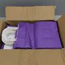REMTAP Gift Paper Bags 84.510.5 50Pcs Kraft Bags with Handles Bulk Gift Bag for Wedding Party Craft Retail Packaging, Shopping, Party Favor, Retail Bag (Purple-M-50pcs, 8 * 4.5 * 10.5)