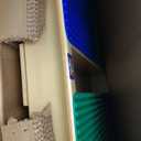 Time-2-Play 35" Square Blue and Green Birch Plywood Montessori School Activity Compatible with Duplo Table with Trough for Kids with 18" Long Wood Legs