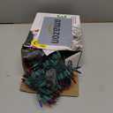 PREXTEX Multicolored Christmas Lights with Green Wire, 60 Feet, 300 Lights, Colorful String Lights Indoor or Outdoor - Incandescent String Lighting for Christmas Tree Decorations for Fences and Patios