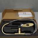 Single Handle High Arc Brushed Gold Kitchen Faucet Stainless Steel Commercial Single Hole Kitchen Sink Faucet, Modern One Hole Bar