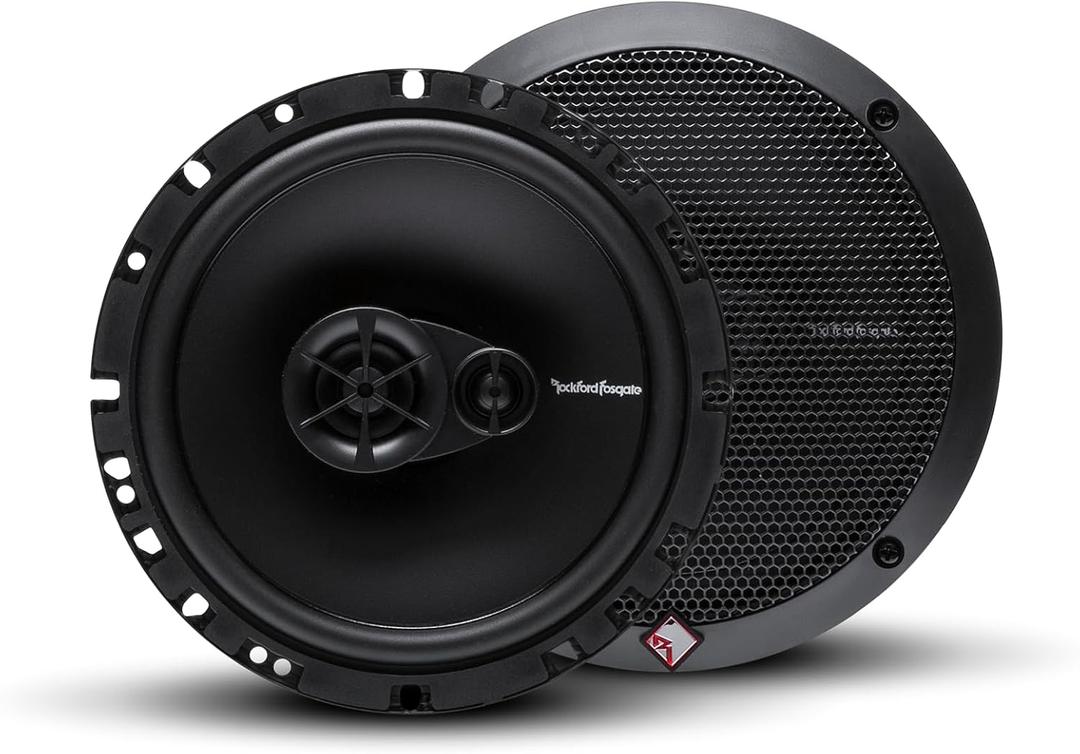 Rockford Fosgate Prime R165X3 6.5" 3-Way Full Range Coaxial Speakers (Pair)