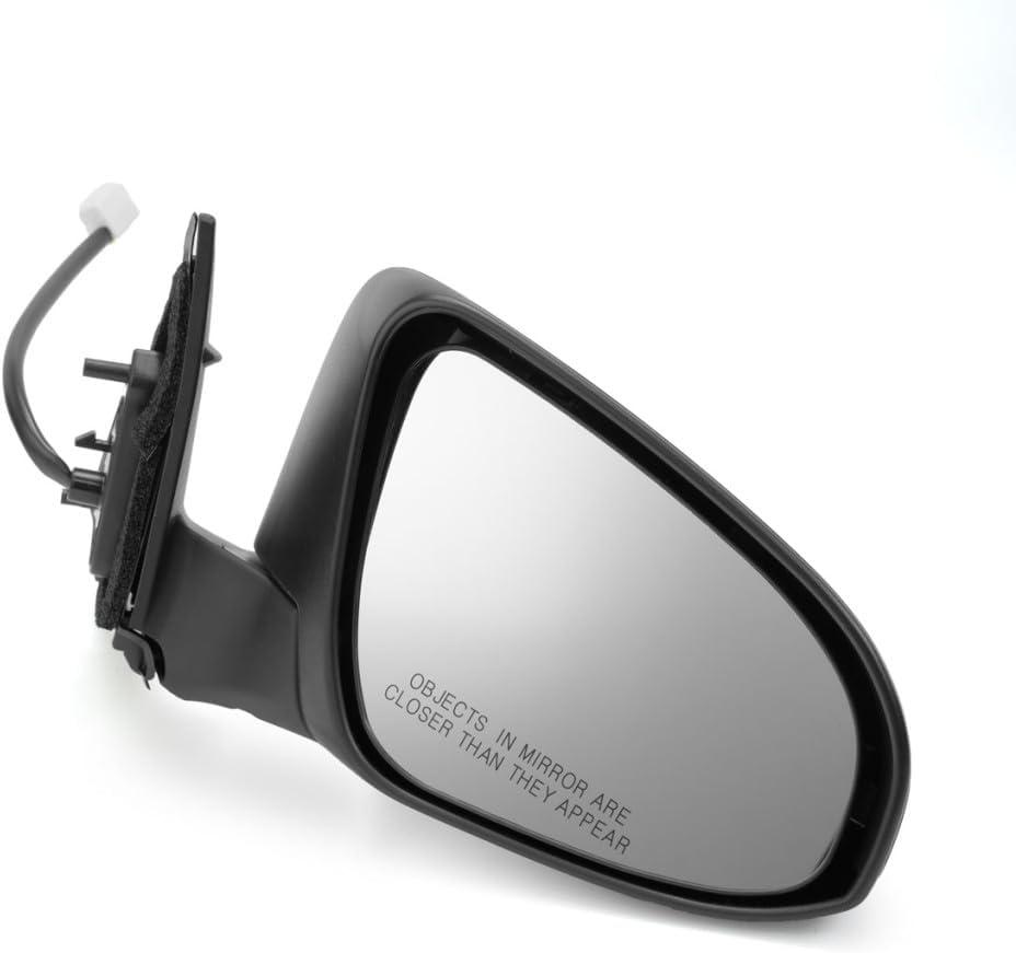 For Toyota Camry 2015 2016 2017 Door Mirror Passenger Side | Power | Heated | Paint To Match | Replacement For 87901-06040 | 87915-06060-C0 | 87902-06020 | TO1321320