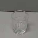 Viski Revolve Spinning Whiskey Glass, Unique Bourbon Glass, Old Fashioned Cocktail glass, Crystal Cut Scotch Glass, Set of 1, 10oz