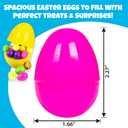 Giraffe 150 Pack Fillable Easter Eggs Bulk Multi Color Empty Plastic Eggs for Kids - Easter Basket Stuffers for Kids Egg Hunt Prizes Party Favors Classroom Prizes Treasure Box Toys