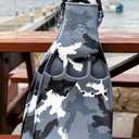 SCUBAPRO Jet Diving Fin with Spring Heel Strap (White Camo, L)