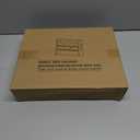 Wrap Dispenser with Cutter and Labels,4-in-1 Wall Mounted Bamboo Plastic Wrap Organizer with Spice shelf and Paper Towel Holder for Aluminum Foil,Cling Wrap,Wax,Parchment,Zipper BagsNatural