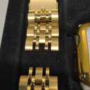 Tasikar Band Compatible with Apple Watch Band 49mm 46mm(Series 11/10) 45mm 44mm 42mm Men Women Strap Stainless Steel Metal Bracelet Compatible with iWatch SE Series 11 10 9 8 7 6 5 4 3, Gold