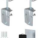 Heavy-Duty Galvanized Steel Exterior Sliding Barn Door Roller Kit, Outdoor Rolling Rollers, 450 lbs Capacity, 2 Packs