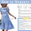 chouyatou Women's Summer Flutter Sleeve Midi Long Gingham Dress Plaid Button Down Shirt Dress (Green, XL)