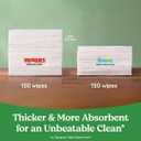 Huggies Natural Care Sensitive Baby Wipes, Unscented, Hypoallergenic, 99% Purified Water, 12 Flip-Top Packs (768 Wipes Total)
